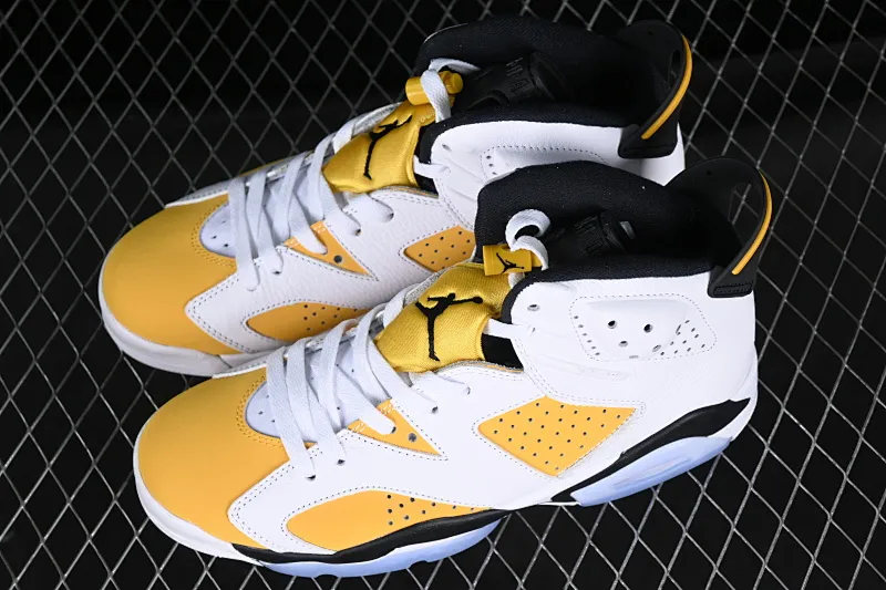 All categories Air Jordan Jordan series basketball shoes Air Jordan 6 Air Jordan 6 Retro "Yellow Ochre" AJ6 Joe 6 White Yellow CT8529-170